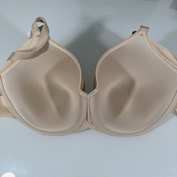 NWT‎ Wacoal [ 38DDD US ] Ultimate Side Smoother Underwire T-Shirt Bra Nude - Picture 9 of 13